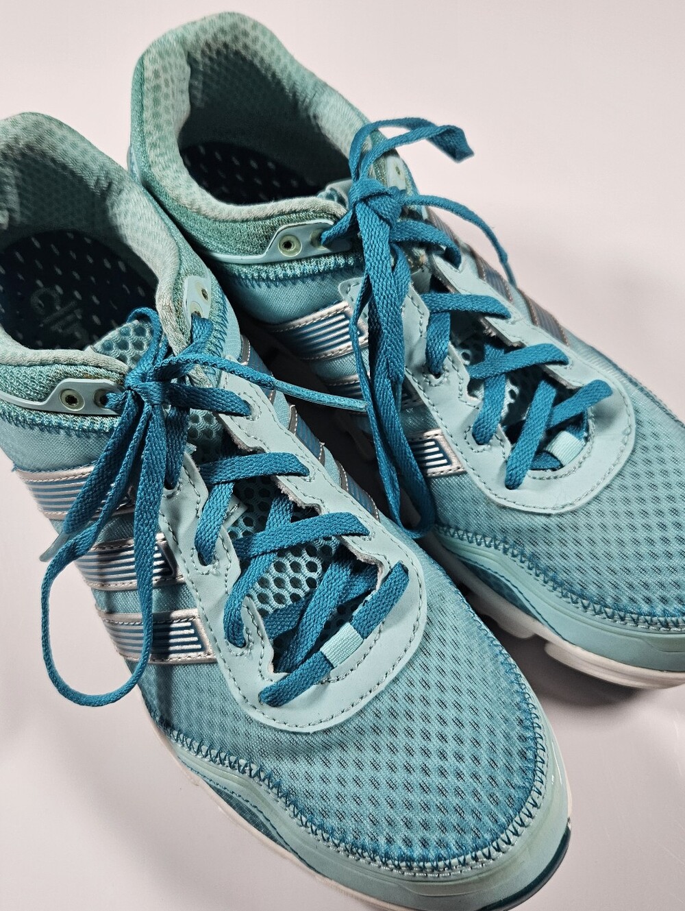 Adidas Women's Climacool Revent G66552 Aqua Blue Running Shoes - Size 8.5